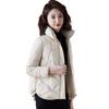 Down cotton-padded clothes women's short winter new casual warm cotton-padded clothes versatile rhombus small cotton-padded jacket