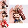 Adorable Deadpool Wolverine Keychain Cute Cartoon Key Fob For Bags And Cars