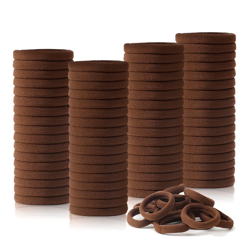 High Elasticity Seamless Hair Ties: Thickened, Knotted Bands for Women