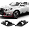 Fog Light Cover Letf Right Front Bumper Fog Light Cover Fit for Mitsubishi Outlander 2016 2017 2018 2019 2020 2021 Car Accessories Fog Lamp Shell
