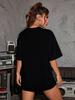 2025 New Arrival: Love Heart Loose Print Pure Cotton Summer Top - Short Sleeve T-shirt