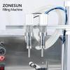 ZONESUN ZS-DTDP20-2s Automatic Big Flow Double Heads Liquid Beverage Shampoo Gel Filling Machine Diaphragm Pump Bottle Filler