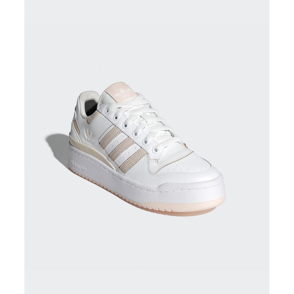 スニーカー adidas Forum Bold Stripe W White Pink Beige ID0407 Adidas Forum Bold Stripe W Weiß Beige ID0407 günstig kaufen