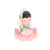 New Year Mascot Car Ornament Cute Little Buddha Guanyin Land Father-In-Law God Of Wealth Lotus Base Resin Ornament For Home