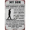 3D Metal Wall Art Man Cave Rustic Bar Decor, Personalized Father's Day Gift Dad Husband, Unique Tin Sign