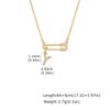 Sparkling Zircon A-Z 26 Letters Necklace for Women, Unique Pin Pendant Necklace, Little Luxury Fashion Jewelry Gifts