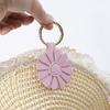 Yousheng Flower Magnetic Hat Clip Hands-Free Bag Backpack Handbag Luggage Hanging Faux Leather Cap Holder Vacation Traveling Essentials