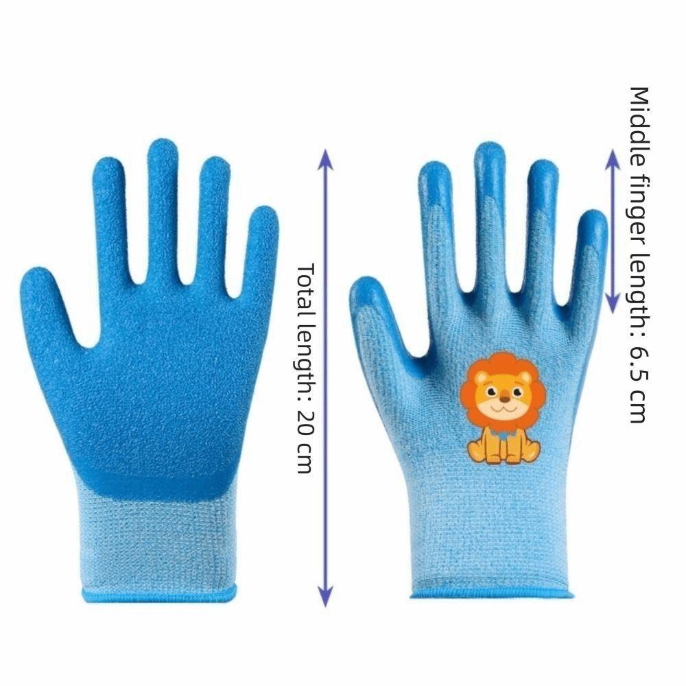Waterproof Kids Work Gloves Non-Slip Gardening Protective Gloves Garden Work Gloves Garden Work