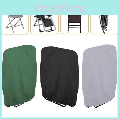 Folding Chair Cover Outdoor Waterproof Dustproof Uv Resistance For Garden And Patio Use