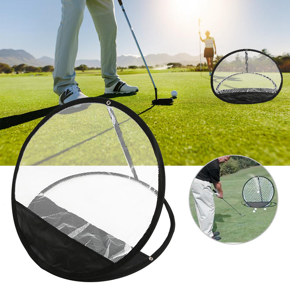 Nylon Tragbares Outdoor-Sport Golf Trainings Übungsnetz Bälle Ziel Übungszubehör