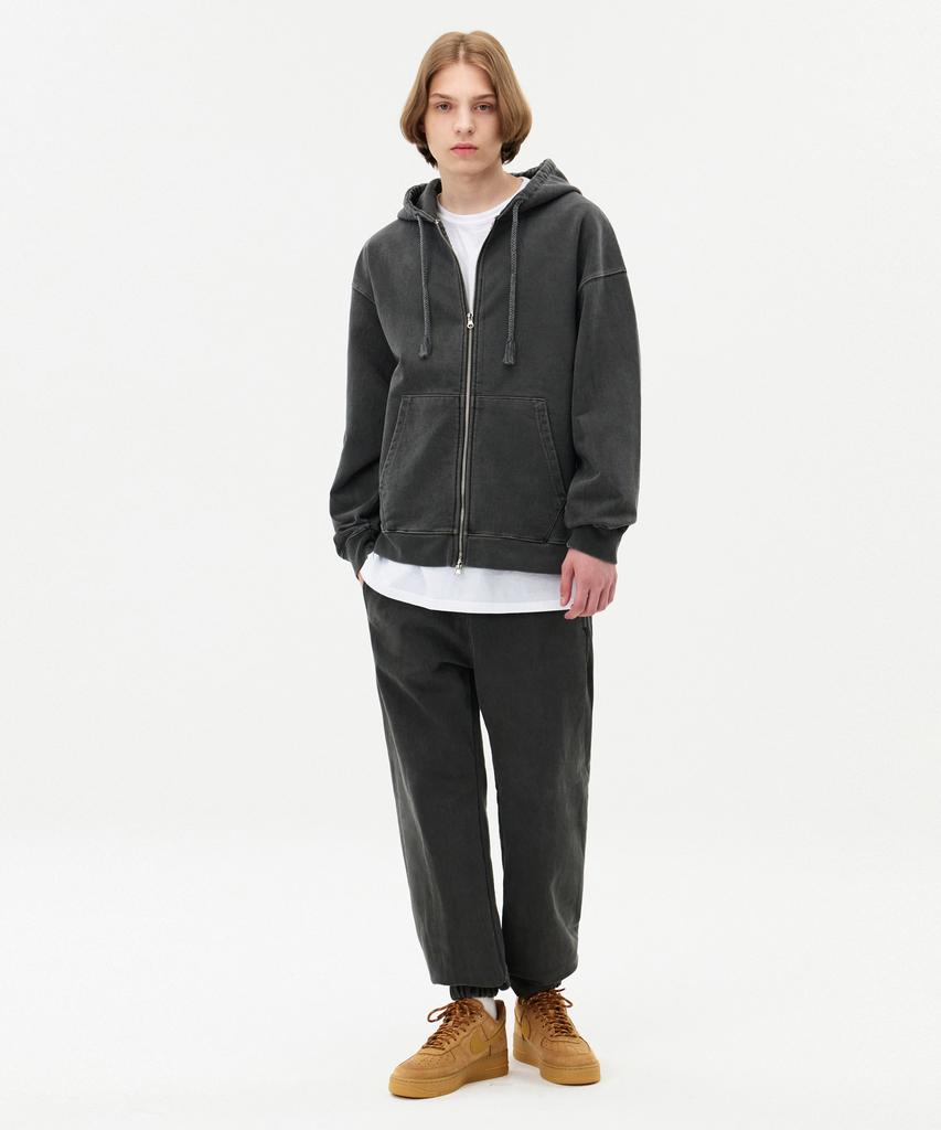 Topboy [2Pack] Weight Pigment Two-Way Oversized Zip-Up Hoodie (Type B)