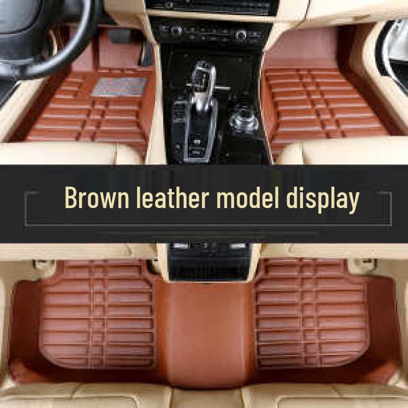 Leather Anti-Slip, Wear-Resistant Floor Mats for Honda City, XRV, Vezel, Avancier, and URV - Easy To Install.