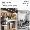No-Drill Wall-Mounted Stainless Steel Kitchen Storage Rack