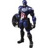 Square Enix Marvel Universe Variant Bringer Arts Captain America PVC Figure Designed by Tetsuya Nomura Movable APR208844