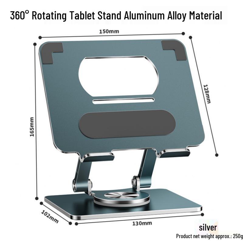 360° Rotating Tablet Stand for iPad, Phones, and Gaming Tablets