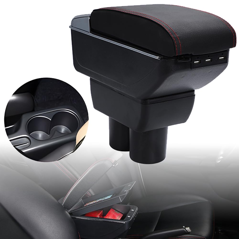 

Armrest Console Box for Suzuki Jimny JB23 JB33 JB43 JB64 JB74 with USB Drink and Ashtray Port, Storage, Holder,