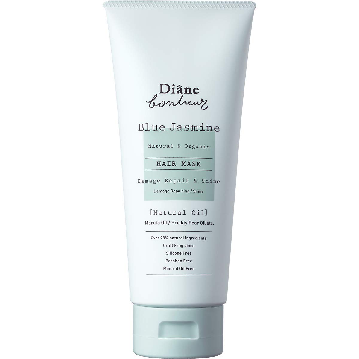 

Маска для волос Jasmine Muguet Scalp Care Damage Repair Shine Diane Bonheur 150 г без силикона [синяя и ароматная]
