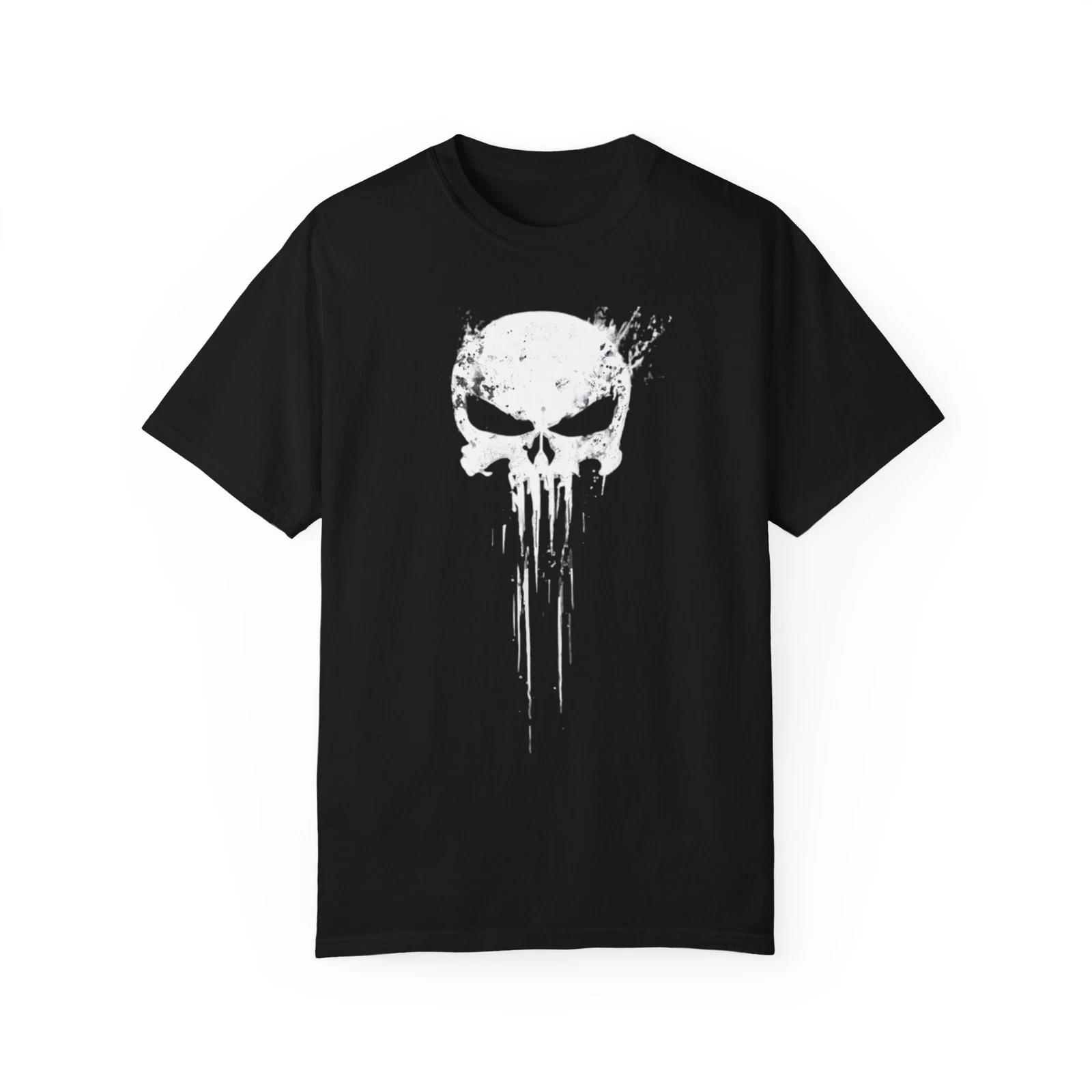 Punisher Shirt, Punisher Unisex Garment-Dyed T-shirt 3XL