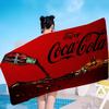 C-Coca Logo C-Cola Mikrofaser Bedrucktes Strandtuch Bergsteigen Yoga Strand Schwimmen Laufen Saugfähiges Weiches Handtuch
