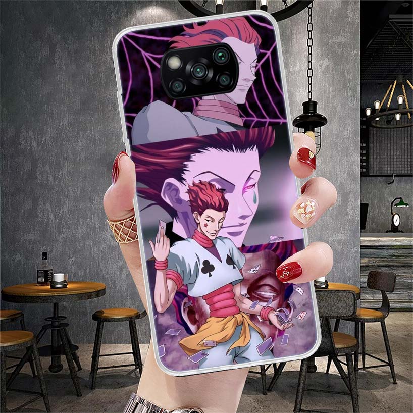 Hunter HXH Hisoka Phone Case For Xiaomi Redmi 15C 15 13C 13 Poco X5 X6 X7 F7 Ultra M7 12C 12 10 10C 9C 9A 9T 9 Fundas Poco X3 X4