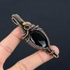 Black Onyx Jewelry, 999 Copper Wire Wrapped Pendant Handmade Gemstone Jewelry, Gifts For Wife Brand New Pendant