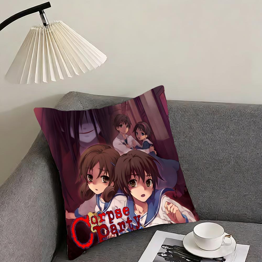 Anime C-Corpse P-Party Cushion Cover Reversible Plush Pillow Cover – For car, sofa, bedroom, perfect as a gift. 12x12Inch
