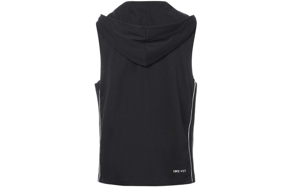 Nike Dri-FIT Standard Issue Logo Breathable Hooded Vest Black DH7442-010