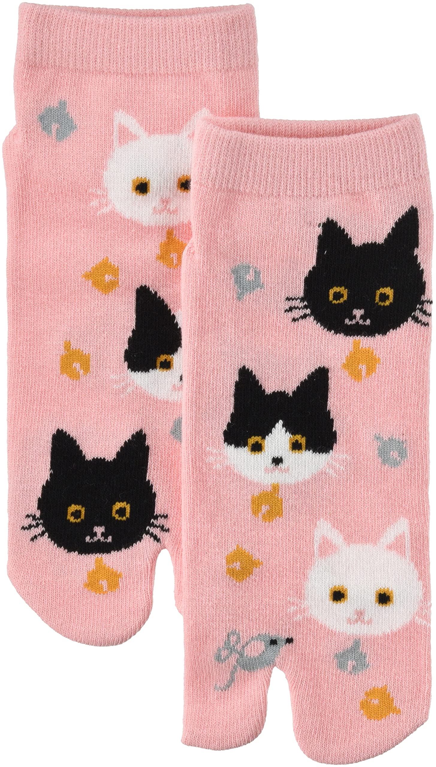 

Женские носки до щиколотки Maeda Senko Wakoro Tabi Cat 083752, Дизайн, розовый