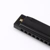 Premium 10 Hole Harmonica with Metal and ABS Resin Comb Ensures Bright and Crisp Notes Travel Musical Instrument