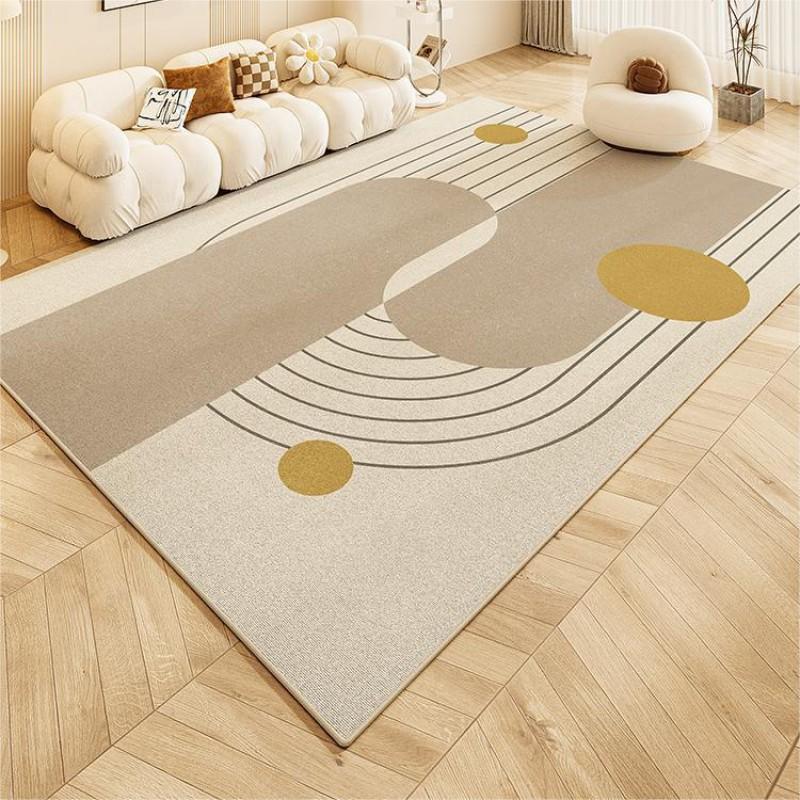 Modern Minimalist Abstract Print Area Rug Living Room Non-Slip Washable Floor Mat Bedroom Bedside Carpet