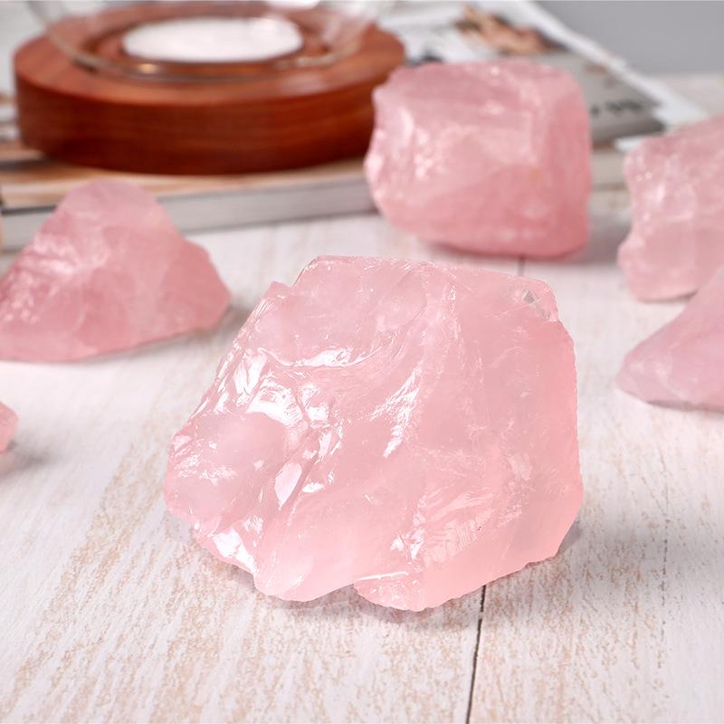 Rose Quartz Aromatherapy Diffuser: Natural Crystal Stone for Home Décor, Aquariums, Flower Pots, and DIY Landscaping.