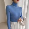 Women's Slim-fit Cashmere High-neck Sweater, Pullover Knitwear, New Autumn/Winter Style, Tight-fitting Base Layer.
