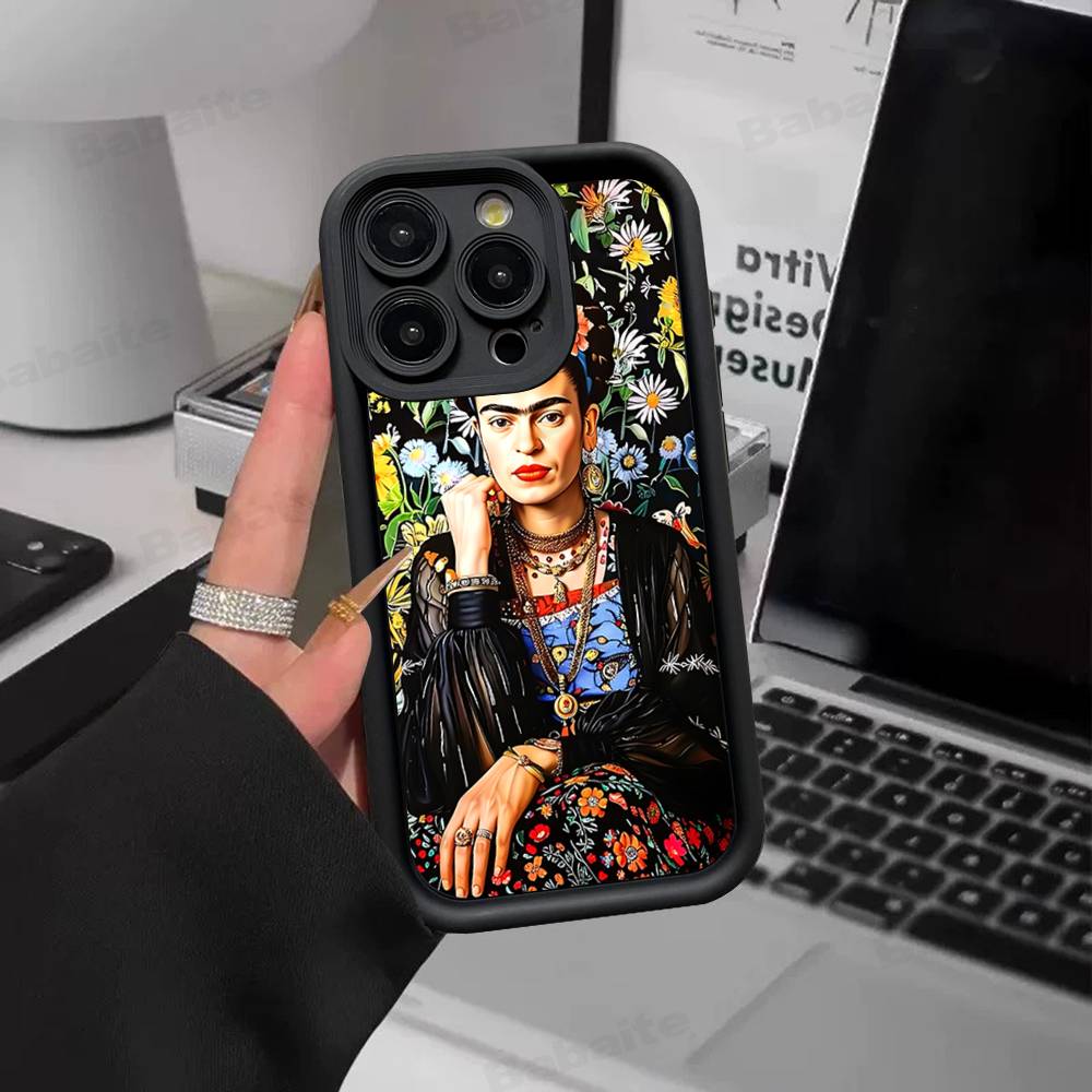 Μοντέρνα Θήκη Κινητού F-Frida K-KahlosS Για IPhone 17 16 15 14 13 12 11 Air Plus Pro Max Μαλακό Πίσω Κάλυμμα