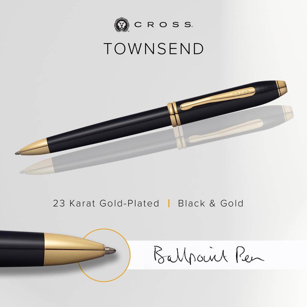 Cross Townsend 572TW Black Lacquer Ballpoint Pen
