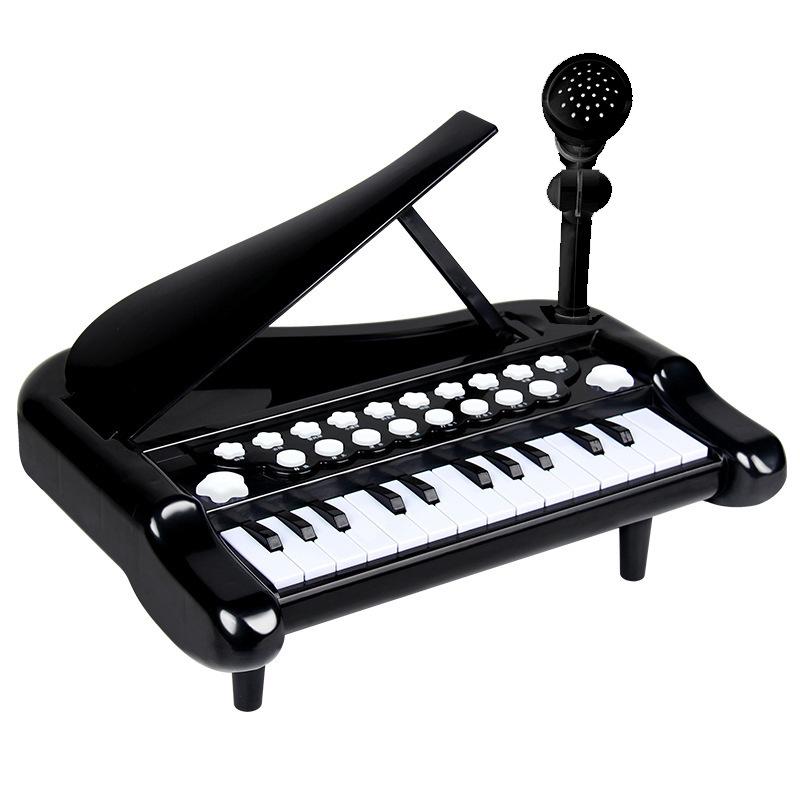 Multifunctional Electronic Organ, Piano Musical Instrument, Can Be Connected To Mobile Phones, Microphone Luminous Tripod
