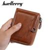Baellerry Vintage Design Short Wallets for Men Man Business Driver's License ID Card Holder Coin Purse