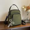 Casual Mini Square Shoulder Bag Waterproof Mobile Phone Pouch Fashion Nylon Crossbody Bag  Travel