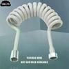 2m 3m 5m Spring Shower Hose Meters Water Plumbing Hose Plastic Bathroom Water Toilet Bidet Sprayer Telephone Line Soft Hoses