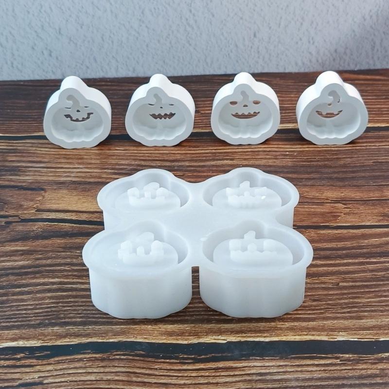 Reusable Heat Resistant Pumpkin Decorating Molds Easy Releasing Design Suitable for Candle Making and Festival Crafts
