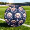 1pc Moonlit Lotus Size 5 Soccer Ball Professional Match Training Football Indoor &Outdoor Sports Ball Training Ball Lightweight Durable Y15