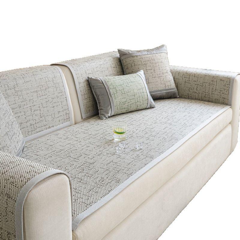 Summer Ice Silk Rattan Sofa Cushion, Mat Cushion, Non-Slip And Breathable Advanced New Cold Sofa Seat Cushion