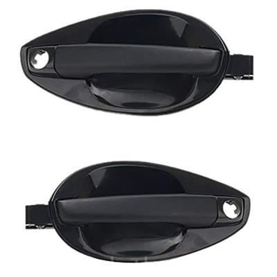 2 Stück Schwarzer Äußerer Vordertürgriff für Hyundai Tiburon 2003-2008 82650-2C000