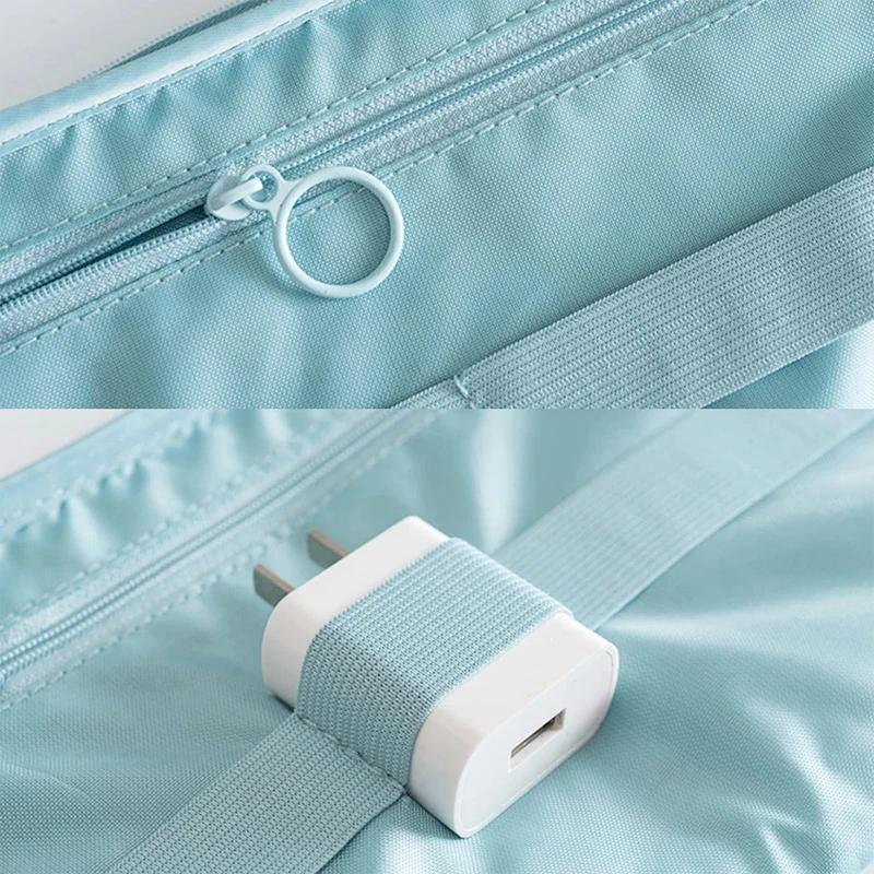 Portable Cable Storage Bag Waterproof Digital Electronic Organizer USB Data Line Charger Plug Storage Bag Travel Cable Organizer