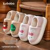 Cartoon Kids Winter Warm Closed-Heel Slippers