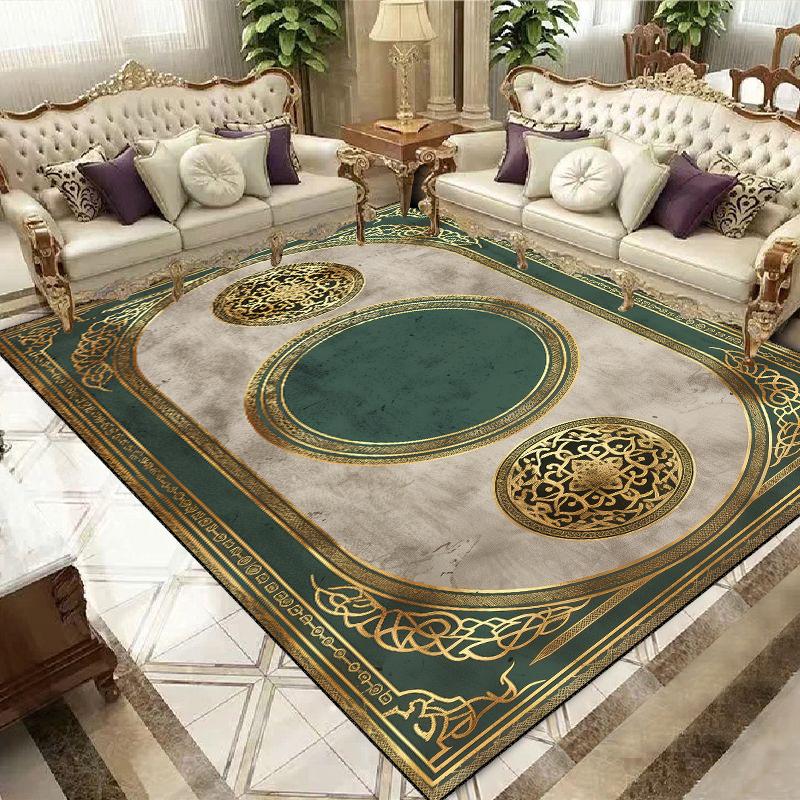 Luxury European and American Style Carpet Living Room Large Area Rugs 200x400cm Bedroom Decor Cloakroom Non-slip Floor Mat