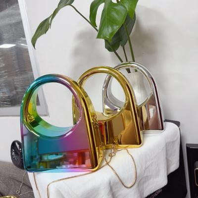 New Women Bag Euro-America Style Fashion Acrylic Shoulder Bag Handbag Evening Clutch Bags Luxury