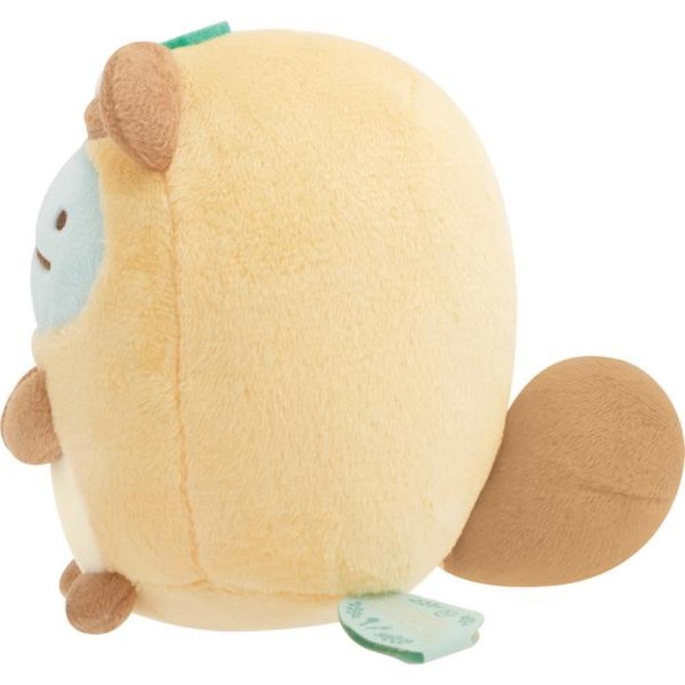 MV62801 Sumikko Gurashi Collection Tanuki's Round Restaurant Collectible Plush Toy: Tokage (Lizard)