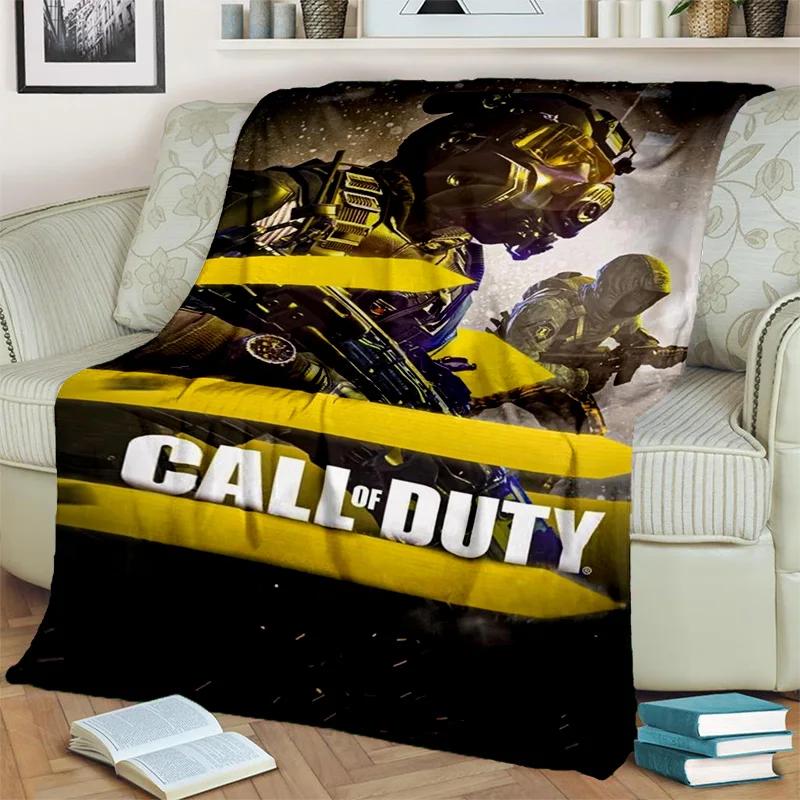 COD Game, 3D Call of Duty ,Gamer HD Blanket,Soft Throw Blanket for Home Bedroom Bed Sofa Picnic Travel Office Cover Blanket Kids