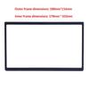 2Din Stereo Frame Universal Car Radio Panel Fascia Bezel Custom Fit Vehicle Audio Dashboard Enhancement