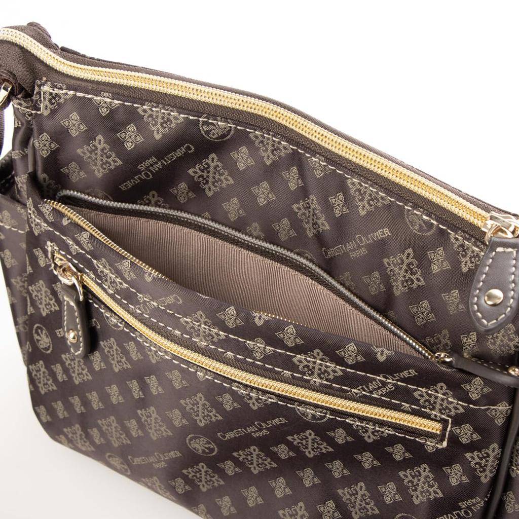 Christian Olivier Multifunktionale Schultertasche 38-7802 41 Schokolade